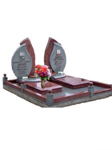 Памятник из коричневого гранита